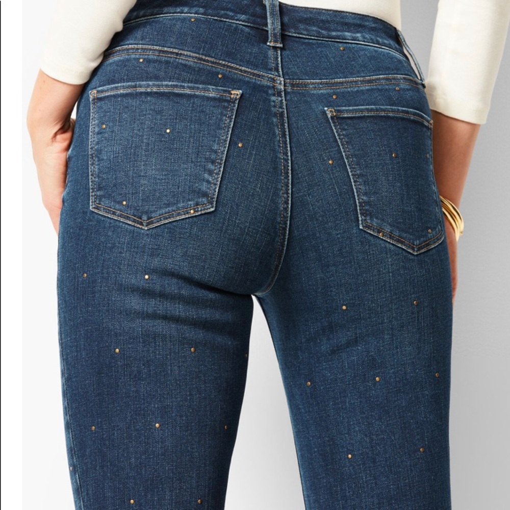 Talbots studded jeans